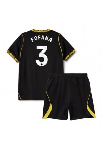 Chelsea Wesley Fofana #3 Jalkapallovaatteet Lasten Vieraspeliasu 2026-27 Lyhythihainen (+ Lyhyet housut)
